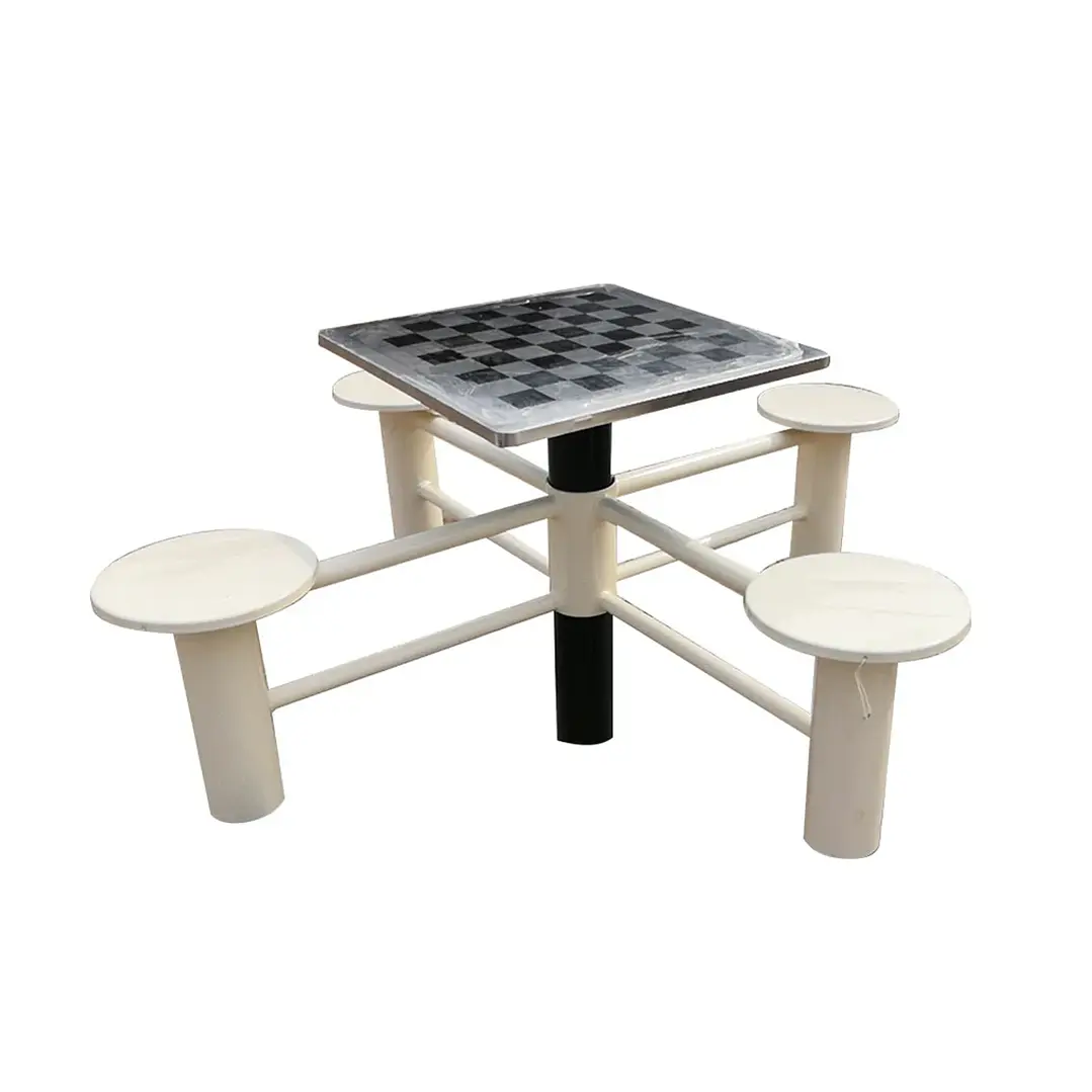 Mesa de ajedrez de exterior 1