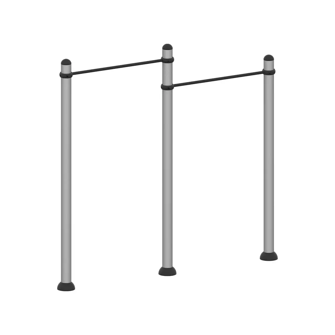 Barra horizontal doble nivel para Pull up 1