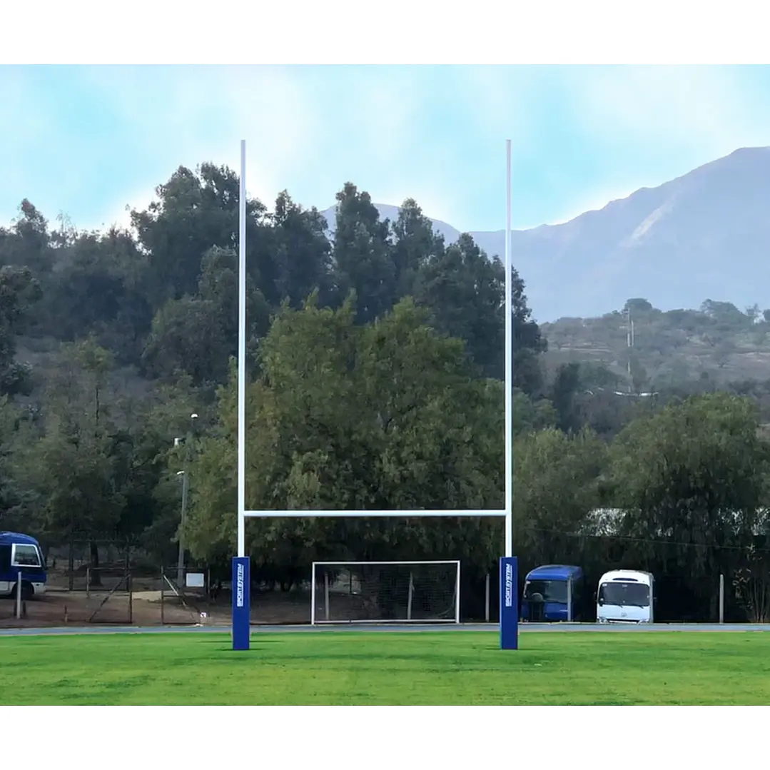 Set de par de Postes (H) de Rugby de aluminio con protección 2