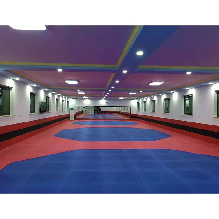 Área oficial de Taekwondo 12X12 m Octagonal Trocellen 1