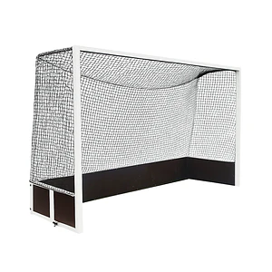 Arco para hockey césped de aluminio + ruedas + malla (Olimpiadas Río 2016)