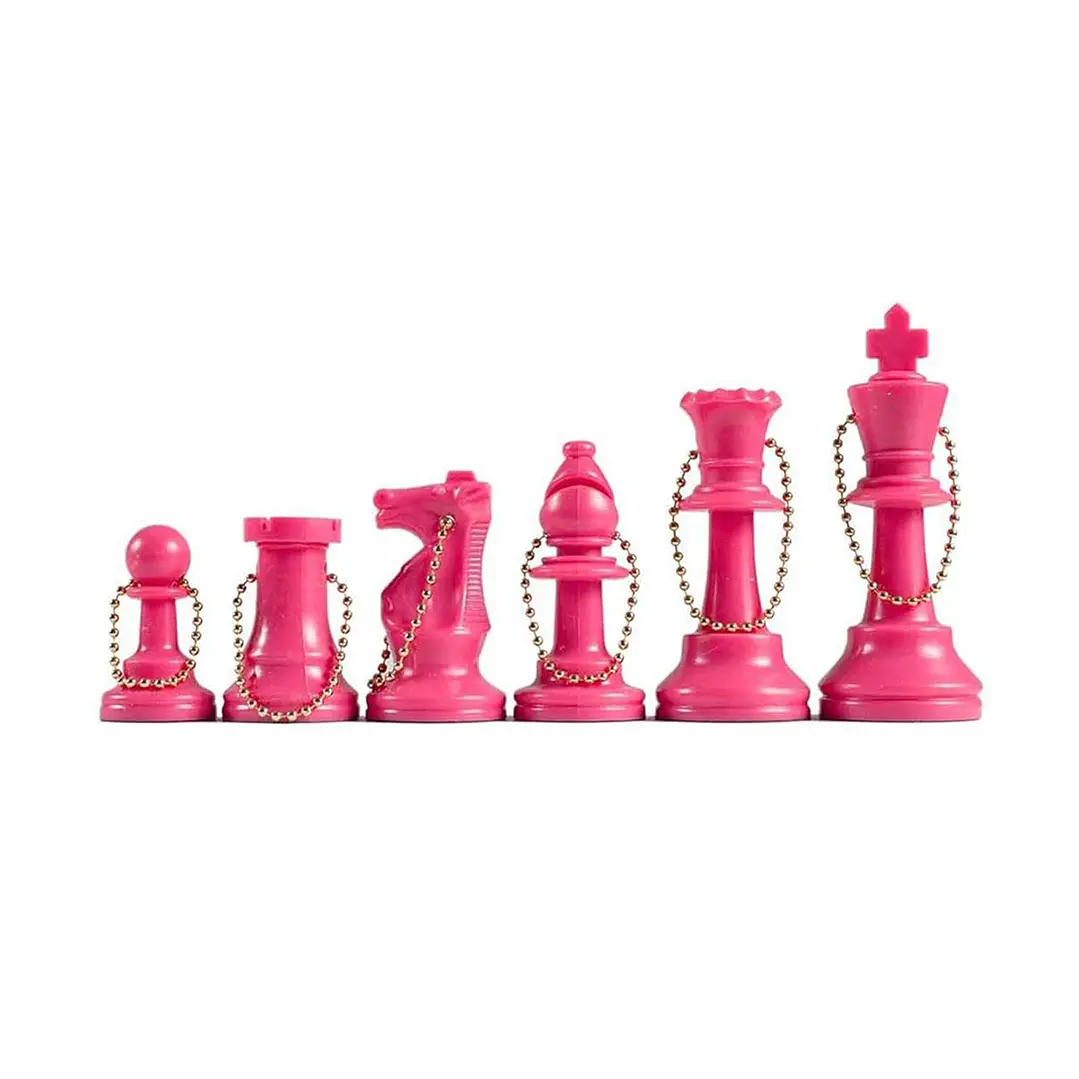 Set de 17 llaveros de ajedrez 3