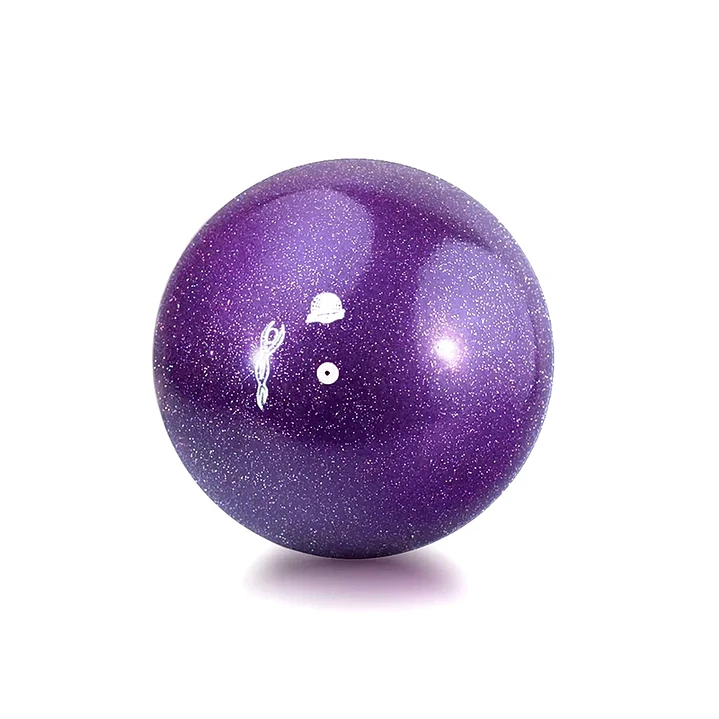 Balón de gimnasia rítmica VENTURELLI (certificado FIG) Glitter - morado Chile 1