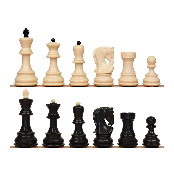 Set de ajedrez tablero de goma con piezas extra peso modelo Zagreb y bolso 3