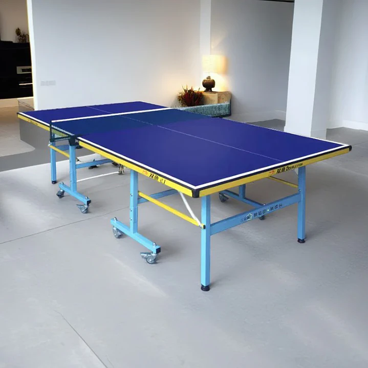 Mini mesa de tenis de mesa Double Fish E1 de 15mm  (220x120x68 cm) incluye malla 4
