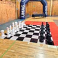 Ajedrez Gigante PRO con tablero de alto tráfico y 4 bolsas transportable Full - Miniatura 6