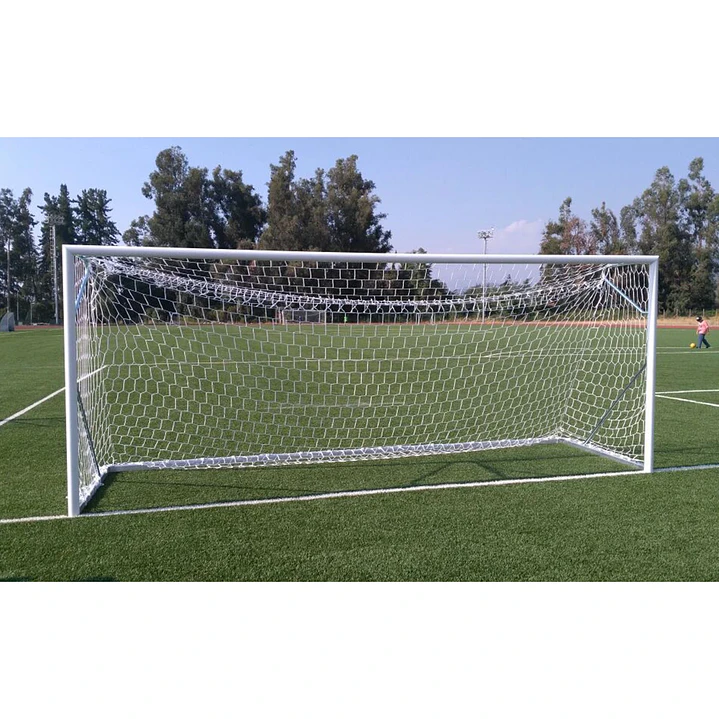 Arco de futbolito móvil de aluminio de 5x2mts con diámetro 80mm con malla 3