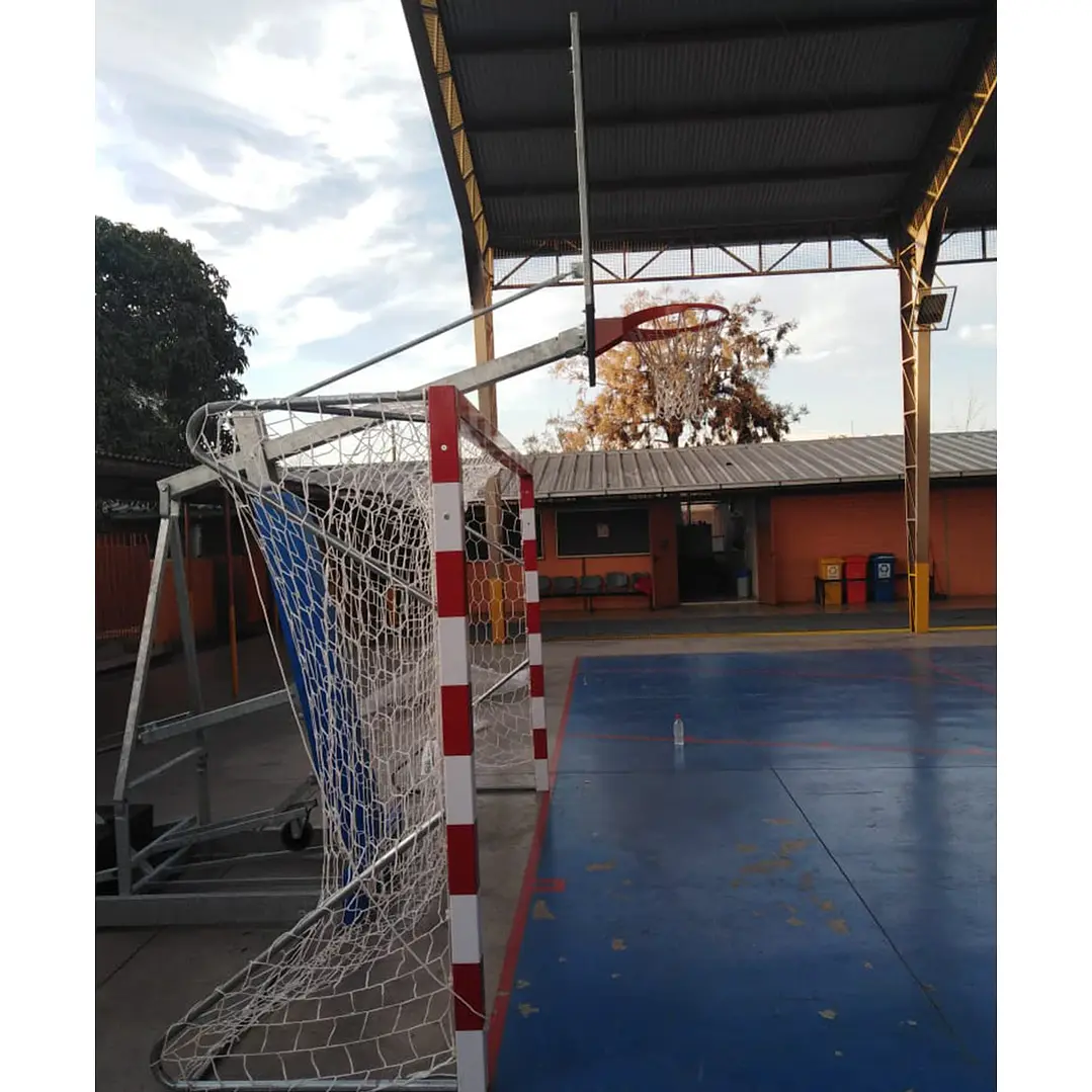 Arco de Handball de aluminio de 3x2mts. con diámetro de  80x80 mm 4