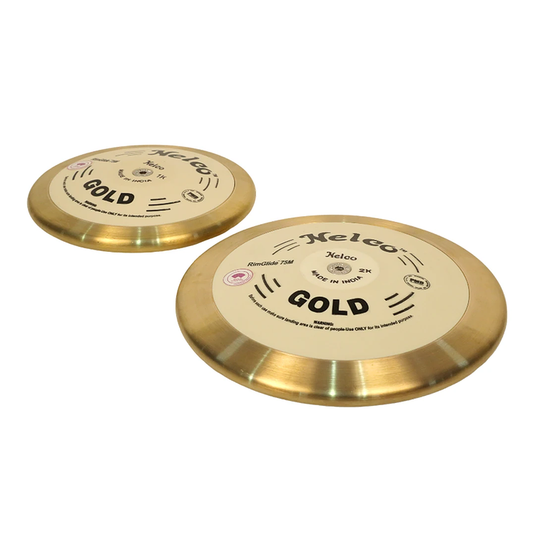 Disco de atletismo Gold Rimglide 75m Certificado WA (IAAF) Marca Nelco  3