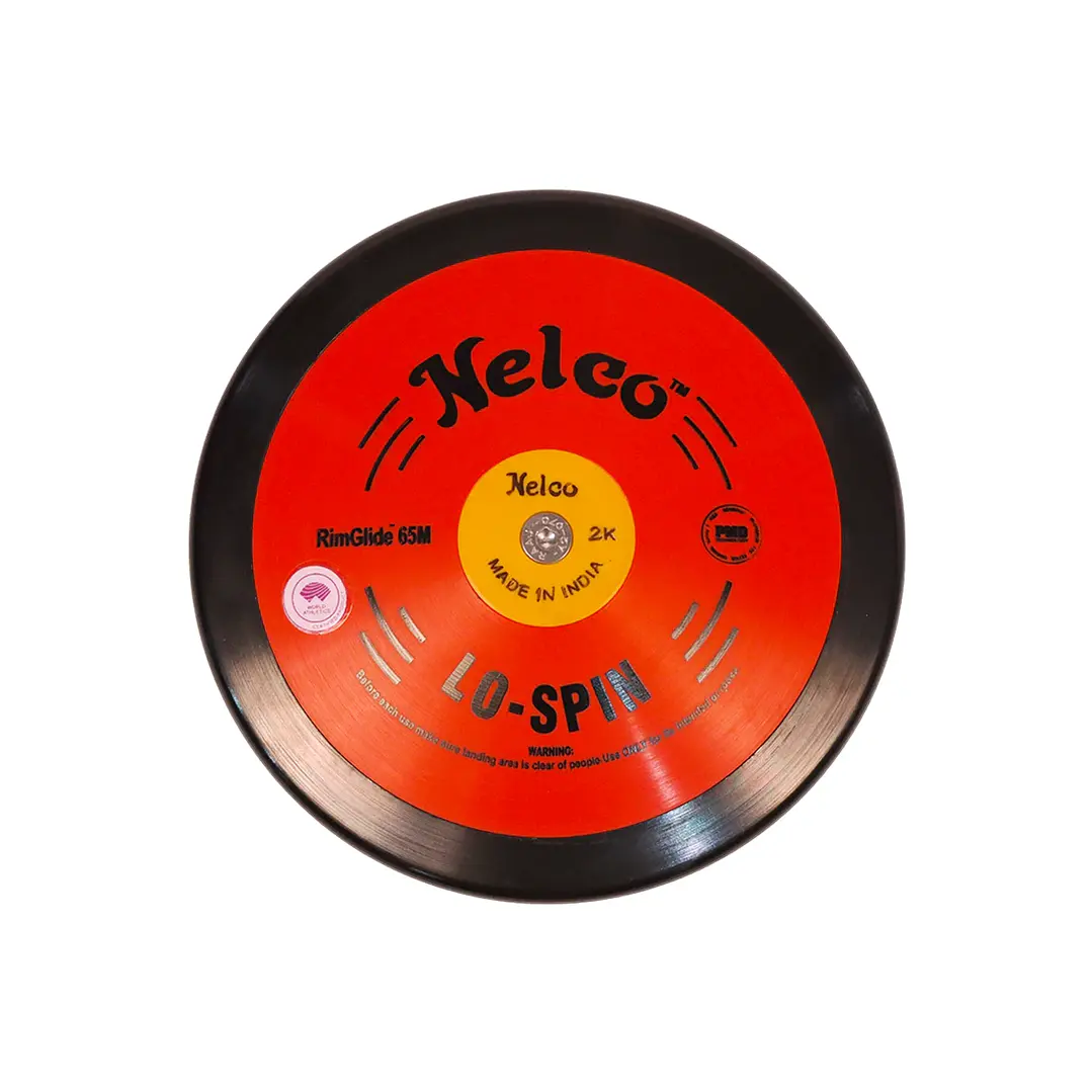Disco de atletismo Lo Spin Rimglide 65m Certificado WA (IAAF) Marca Nelco  4