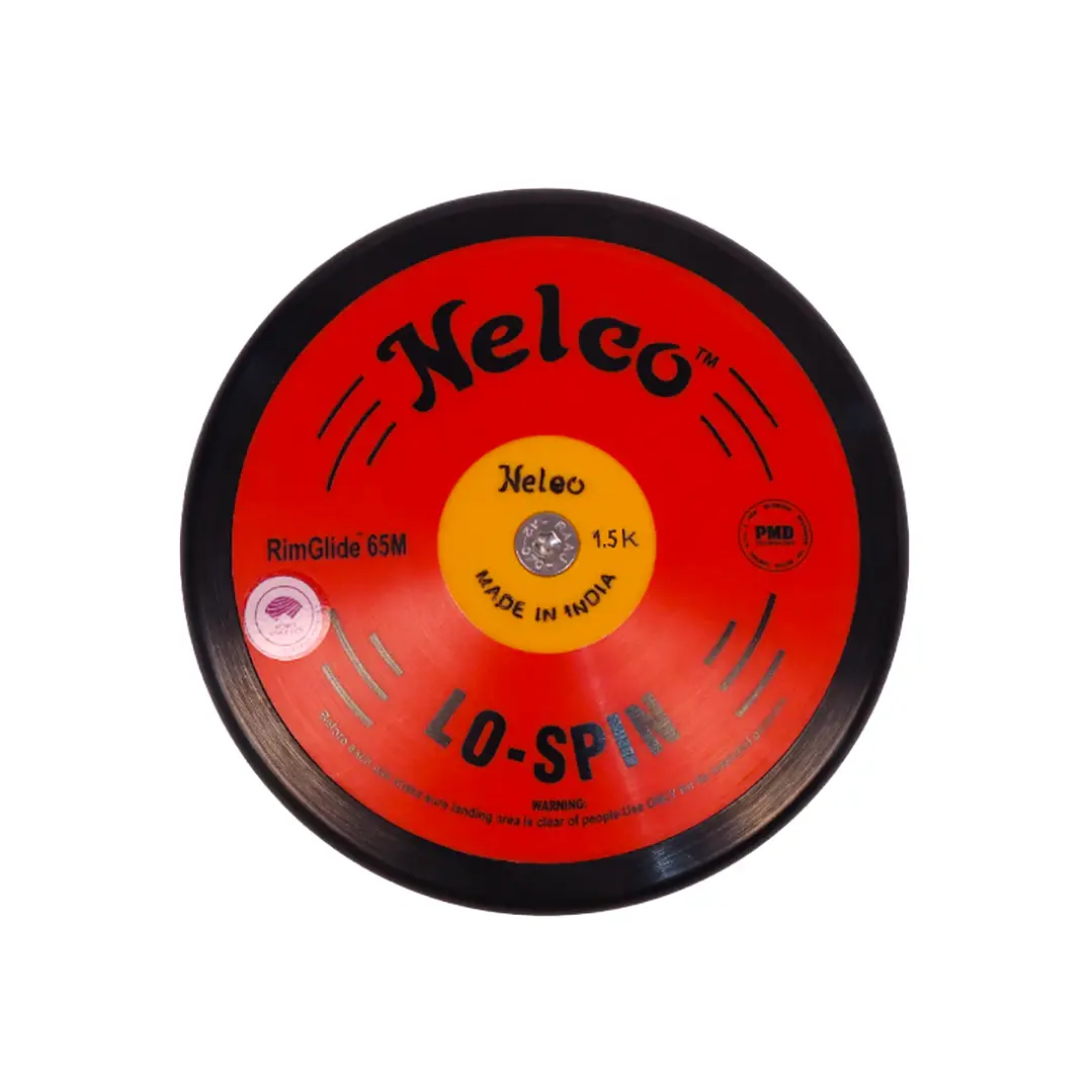 Disco de atletismo Lo Spin Rimglide 65m Certificado WA (IAAF) Marca Nelco  5
