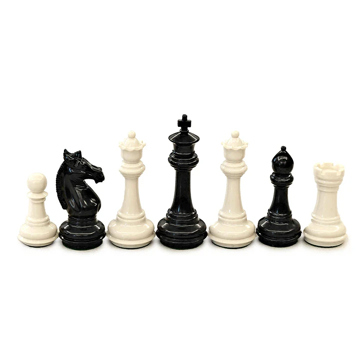 Set de ajedrez tablero de vinilo con piezas extra peso modelo Templario y bolso 3