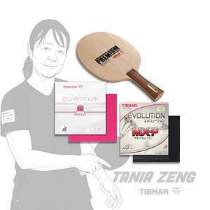 Set paleta de tenis de mesa Tania Zeng