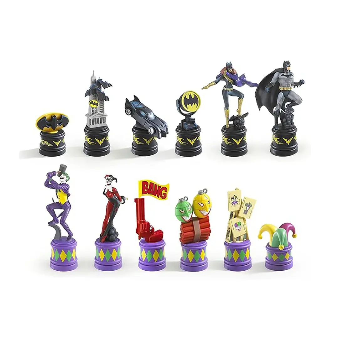 Ajedrez Batman Dark Knight vs Joker - Set de Colección 3
