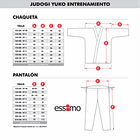 Judogi Yuko de entrenamiento blanco 480 g 4