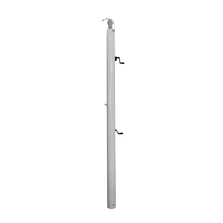 Poste individual (parante) de Vóleibol PRO de aluminio barnizado con pad de protección de alta densidad 3