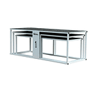 Podio de premiación para equipo marca Nelco 5