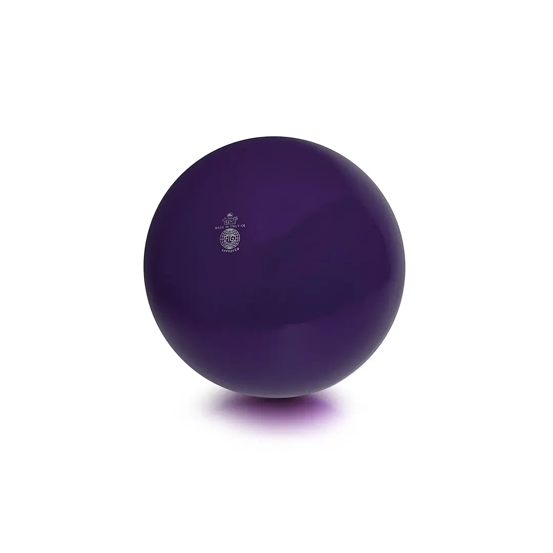 Balón liso de gimnasia rítmica TRIAL 42 Violeta 1