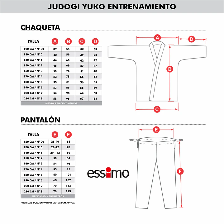 Judogi Yuko de entrenamiento blanco 480 g 4
