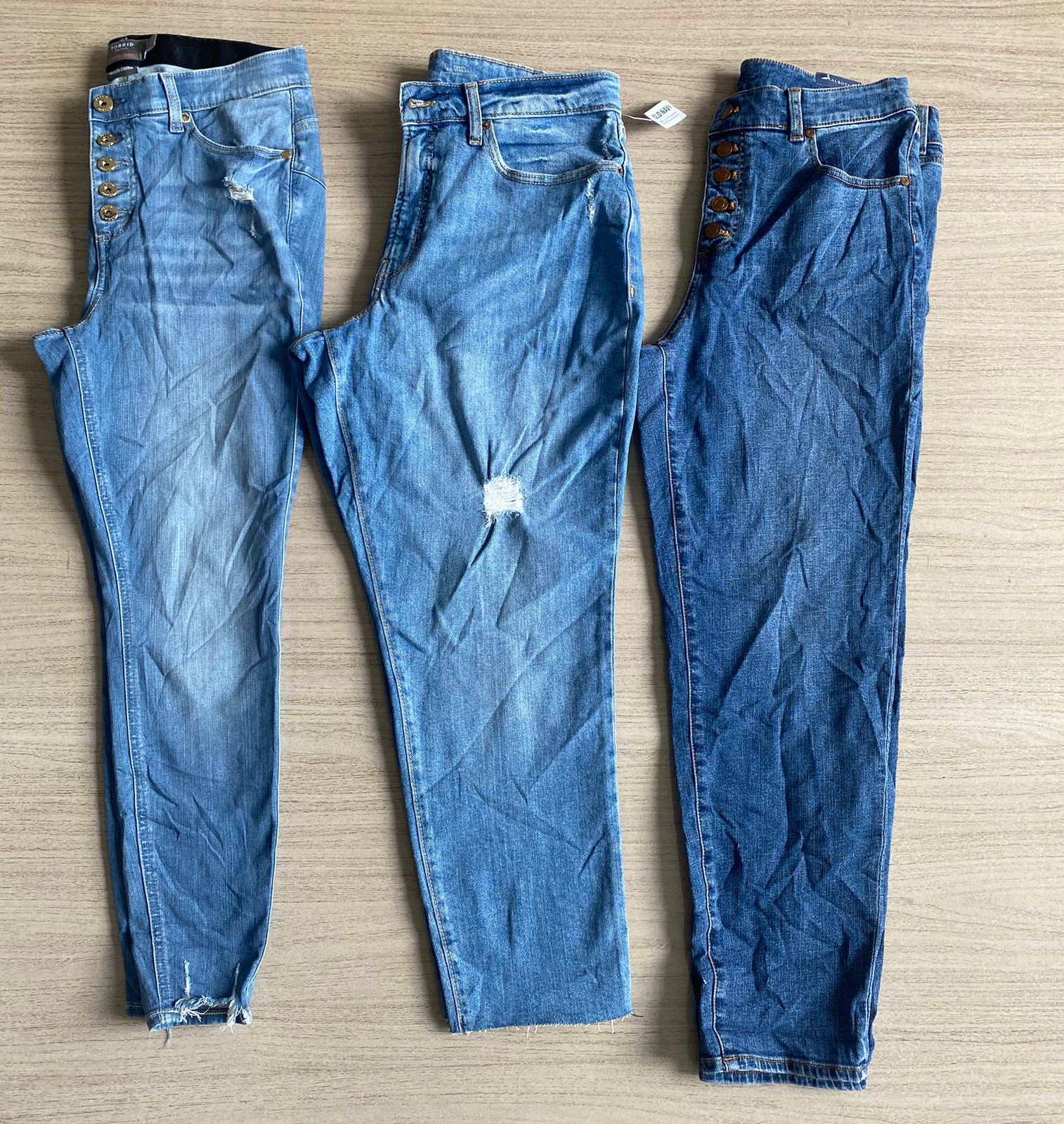 Saco Pantalon Jeans Mujer Regular
