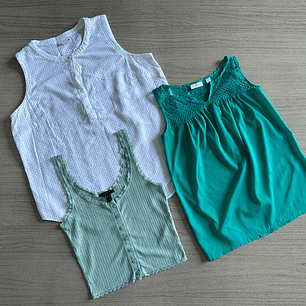 Saco Blusa Manga Corta Regular