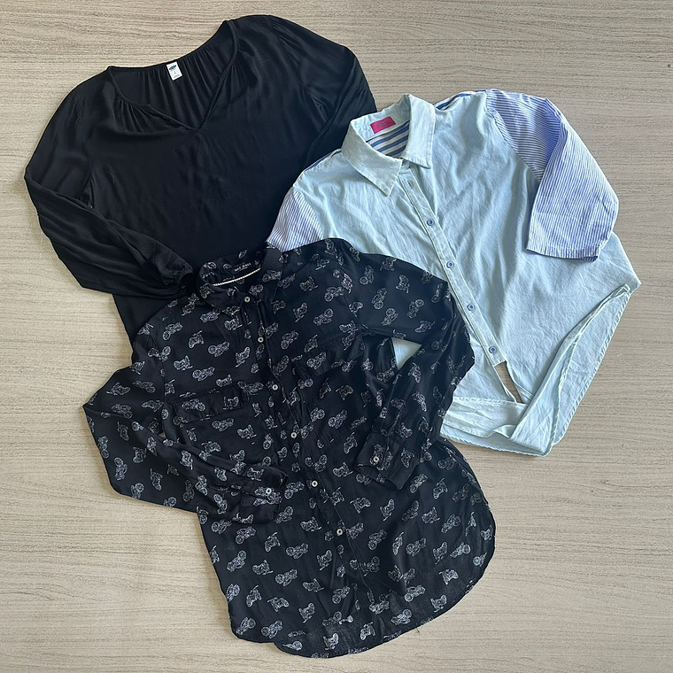 Fardo Blusas Manga Larga Primera 3