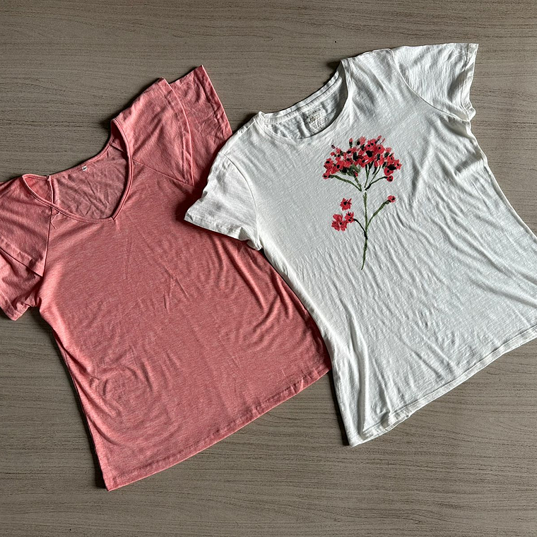 Fardo Polera Manga Corta Mujer Primera 4