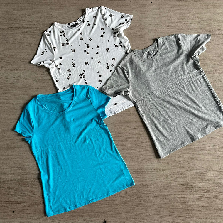 Fardo Polera Manga Corta Mujer Primera 8