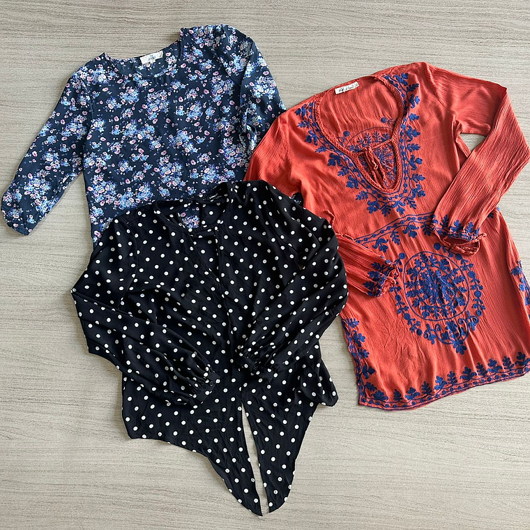 Fardo Blusas Manga Larga Segunda 10