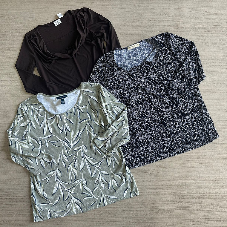 Saco Polera Mujer Manga Larga Regular 3