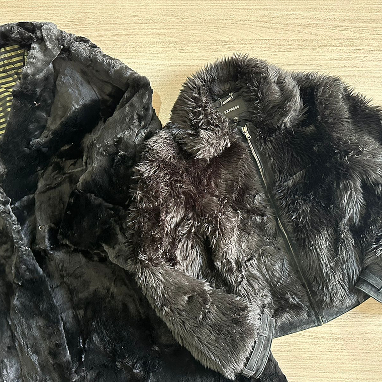 Fardo Abrigo/Chaqueton Piel Sintetica Primera 3