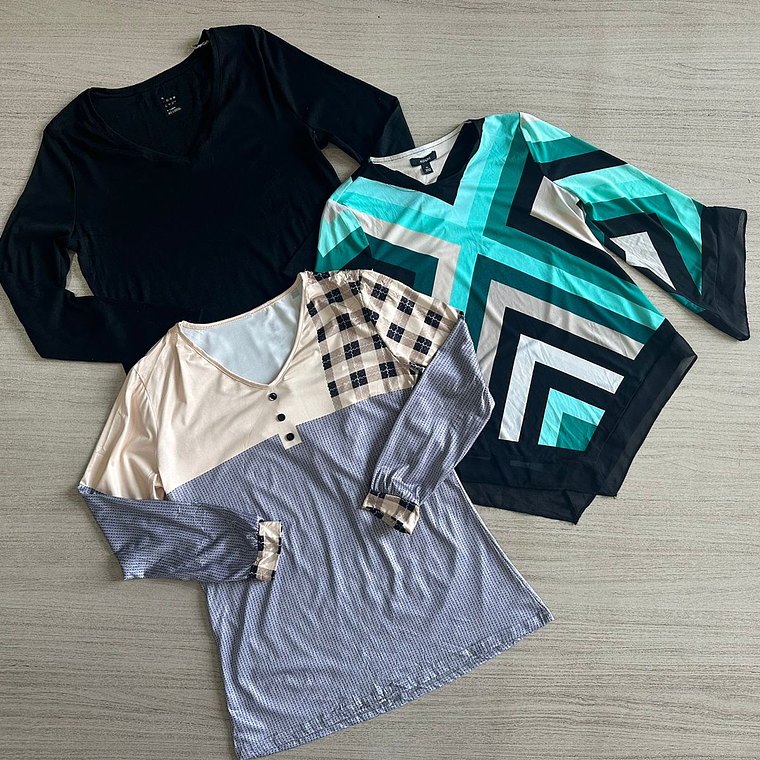 Saco Polera Mujer Manga Larga Regular 7