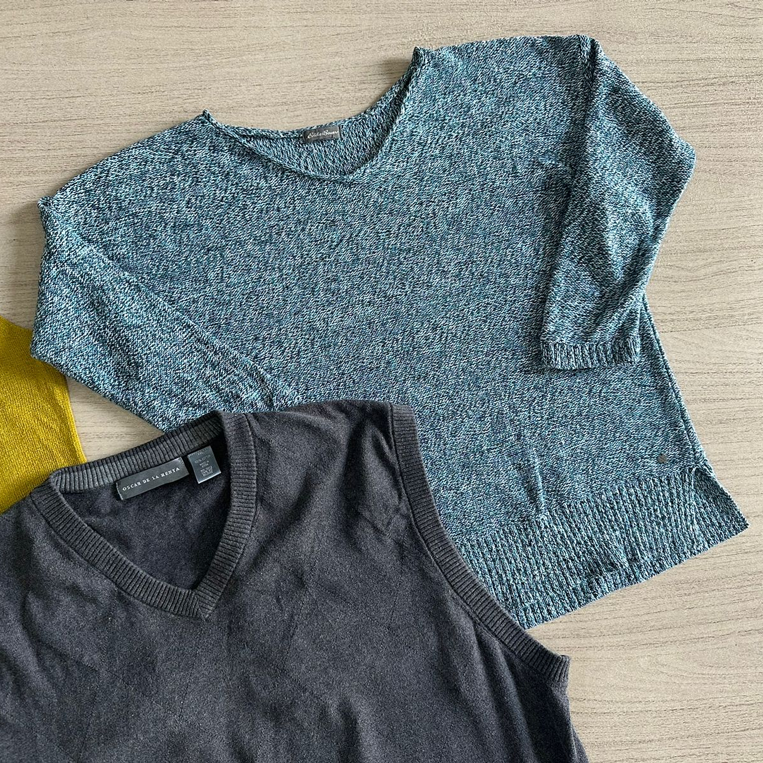 Saco Sweater Manga Corta/Sin Manga Regular 2