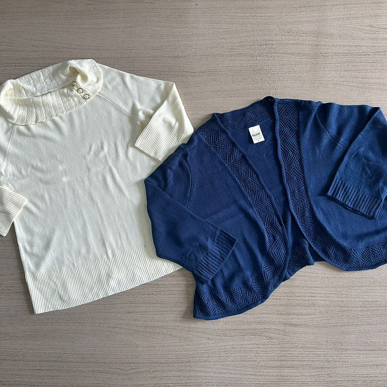 Saco Sweater Manga Corta/Sin Manga Regular 3