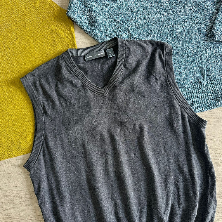 Saco Sweater Manga Corta/Sin Manga Regular 5