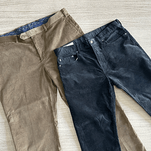 Saco Pantalon Cotele Mixto Regular