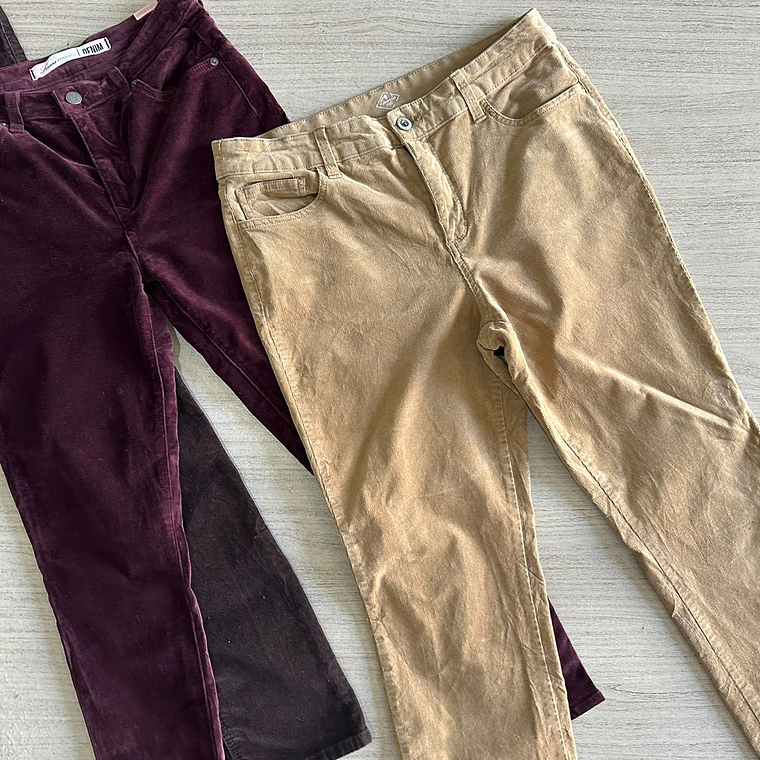 Saco Pantalon Cotele Mixto Regular 5