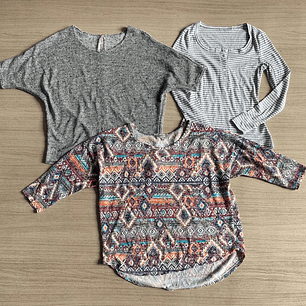 Saco Polera Hilo Dama Regular