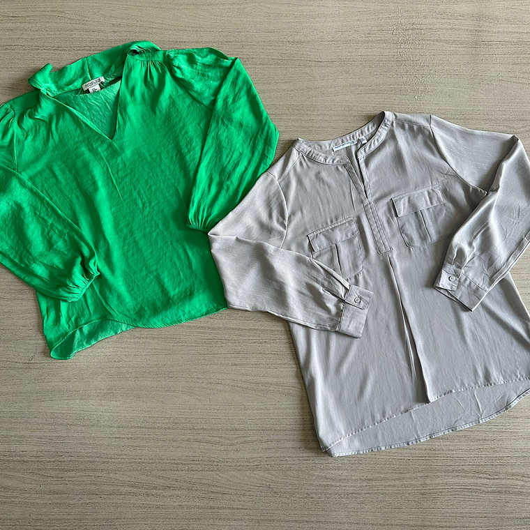 Saco Blusa Manga Larga Regular 4