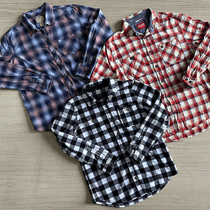 Saco Camisa Franela Regular