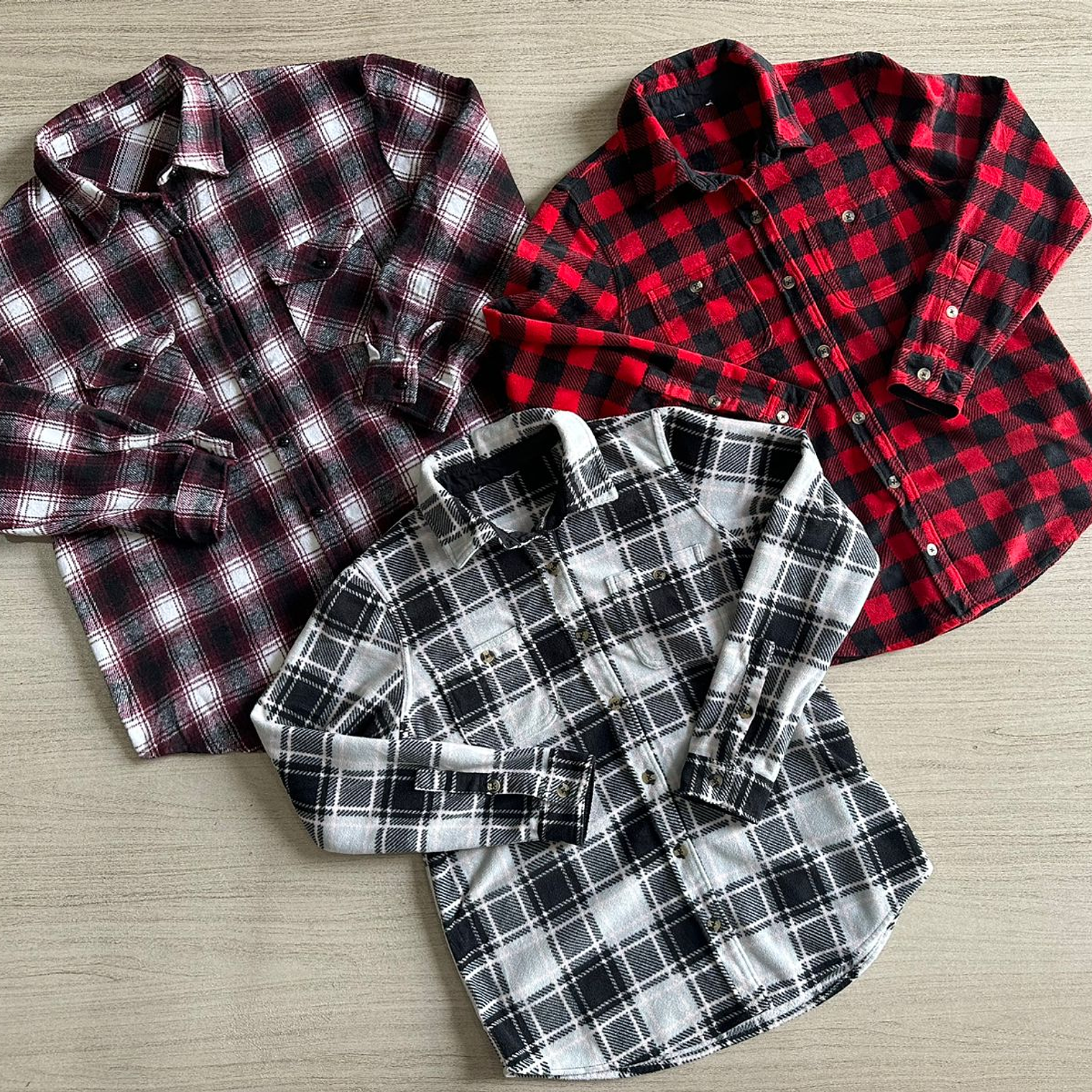 Saco Camisa Franela Regular 2