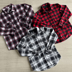 Saco Camisa Franela Regular