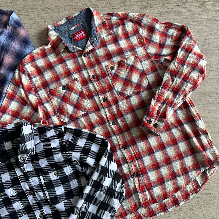 Saco Camisa Franela Regular 4