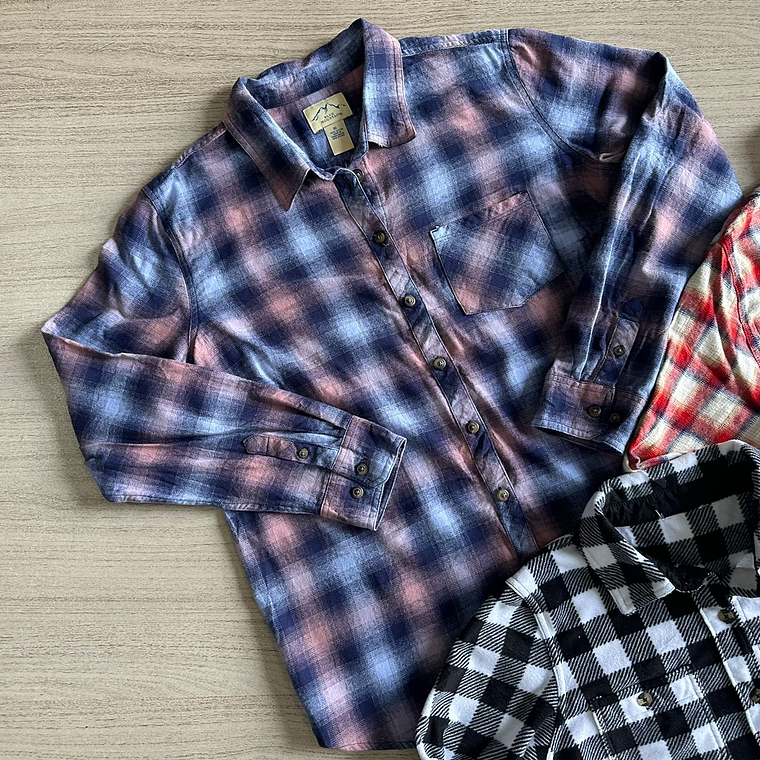 Saco Camisa Franela Regular 5