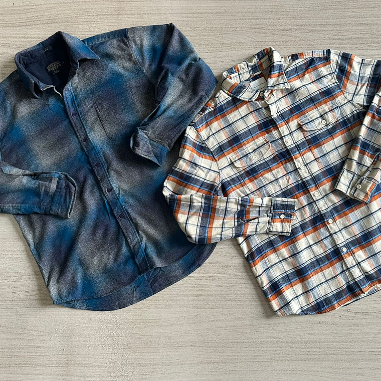 Saco Camisa Franela Regular 8