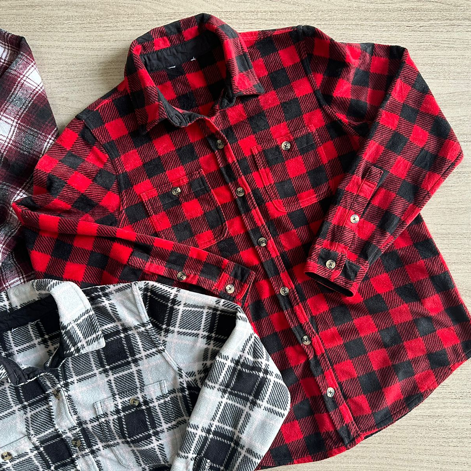 Saco Camisa Franela Regular 10