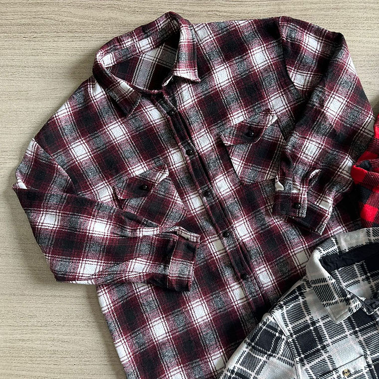 Saco Camisa Franela Regular 11