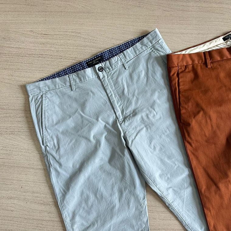 Saco Pantalon Tela Hombre Liviano Regular 5