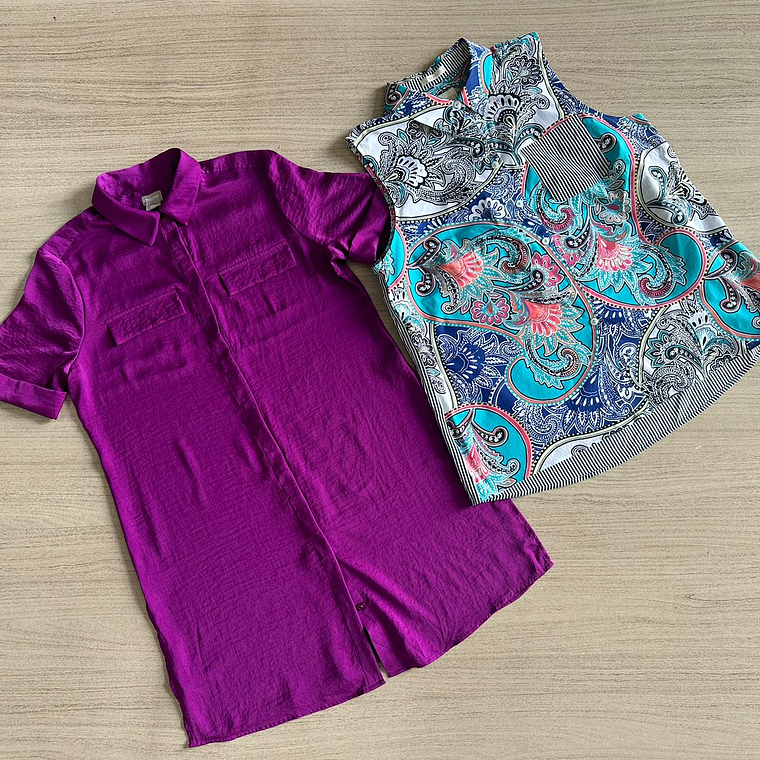 Saco Blusa Manga Corta Economica 3