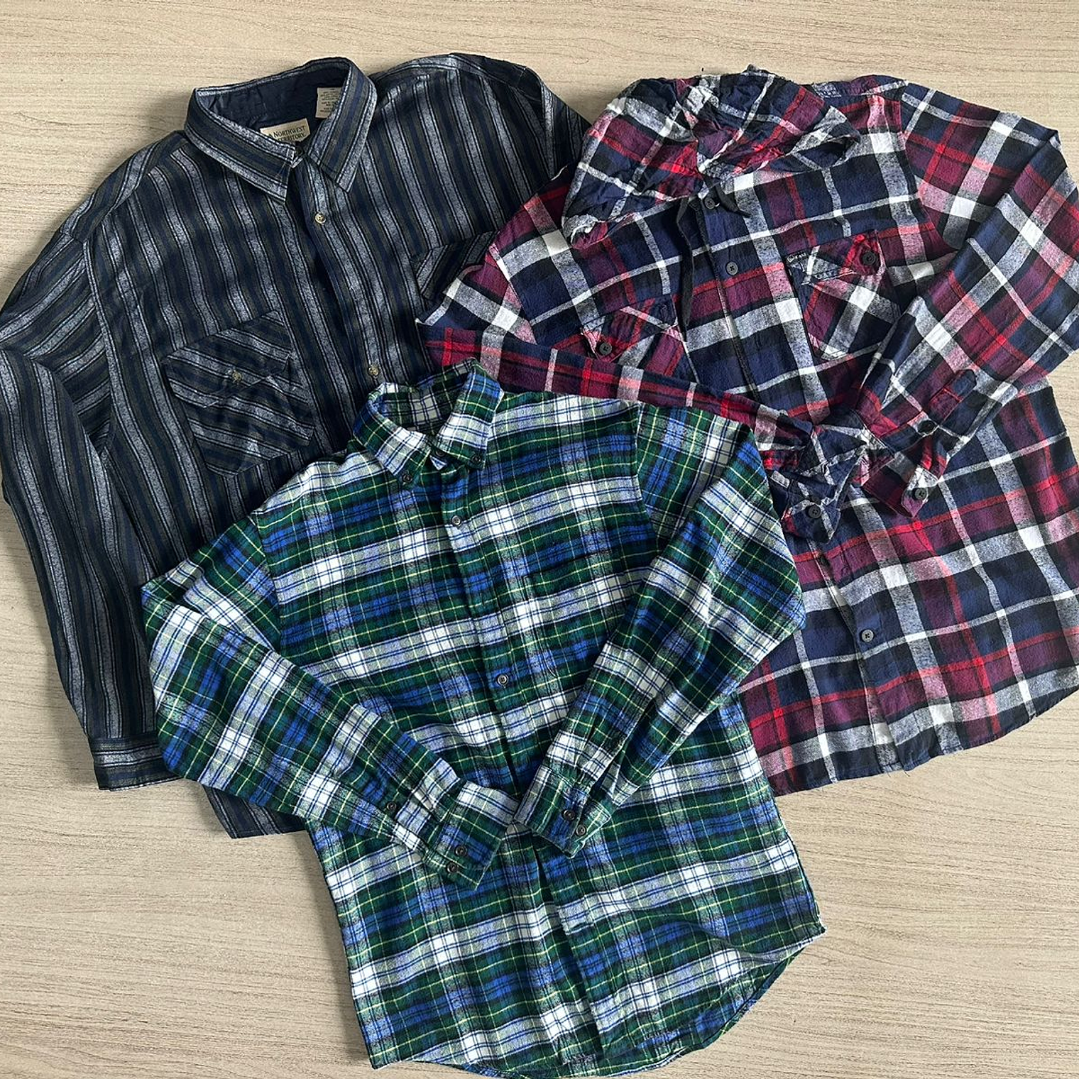 Fardo Camisa Franela Primera 1